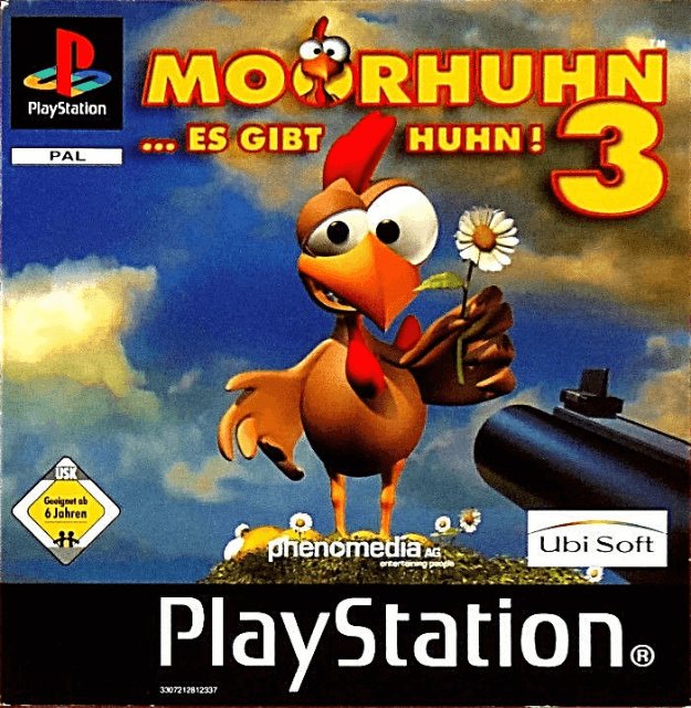 Moorhuhn 3 Es Gibt Huhn box art for Playstation
